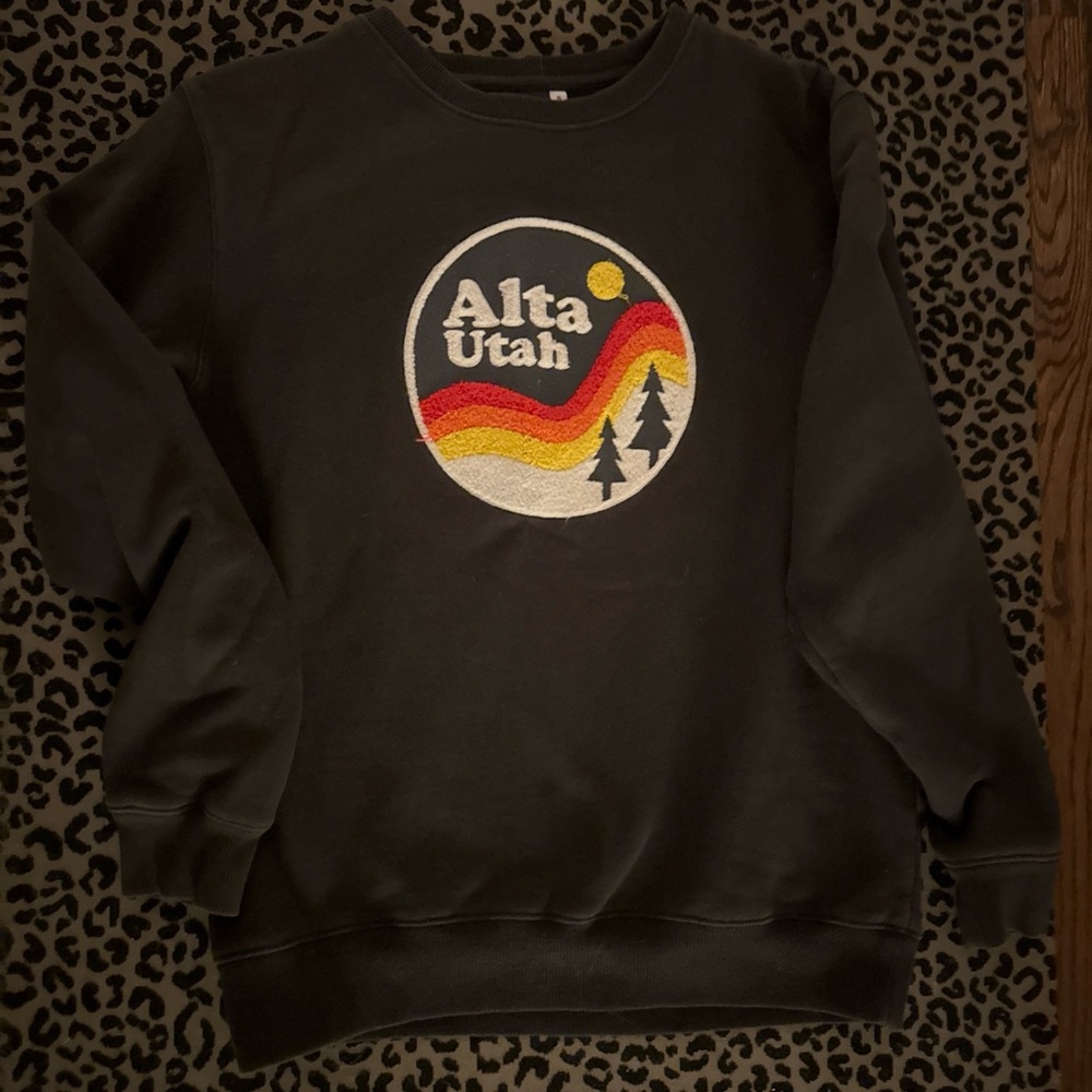 Dark Grey Crewneck Sweatshirt